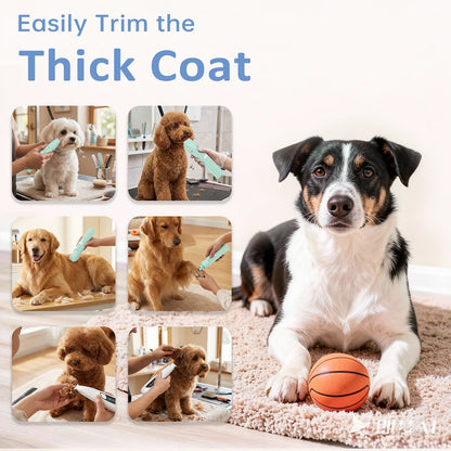 4-in-1 Cordless Dog Grooming Kit for Thick Coats