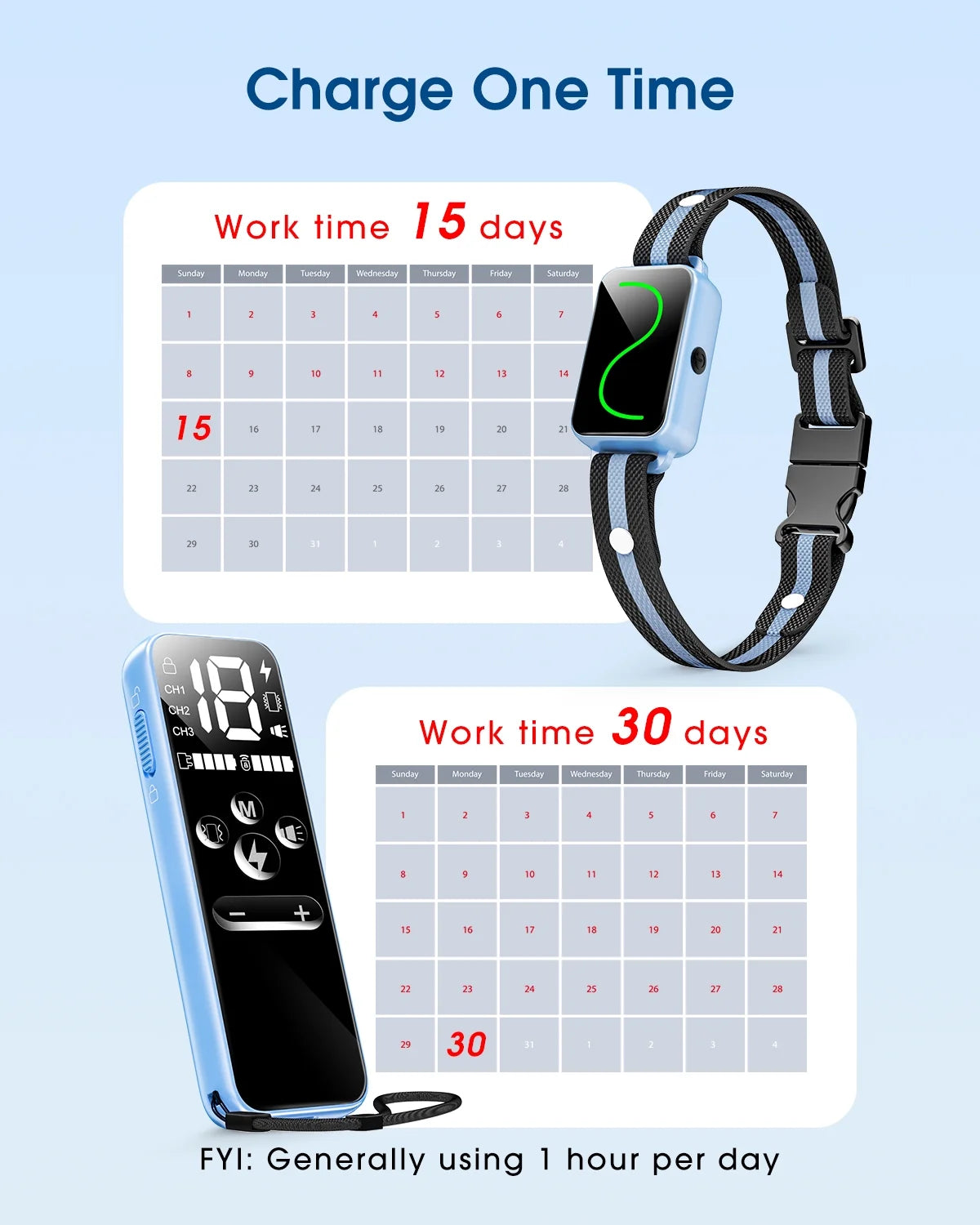 Dog Shock Collar, Training Collar with Remote for Puppies,Small, Medium, Large Dogs with Vibration, Electric Shock, Beep, Security Lock, and Waterproof