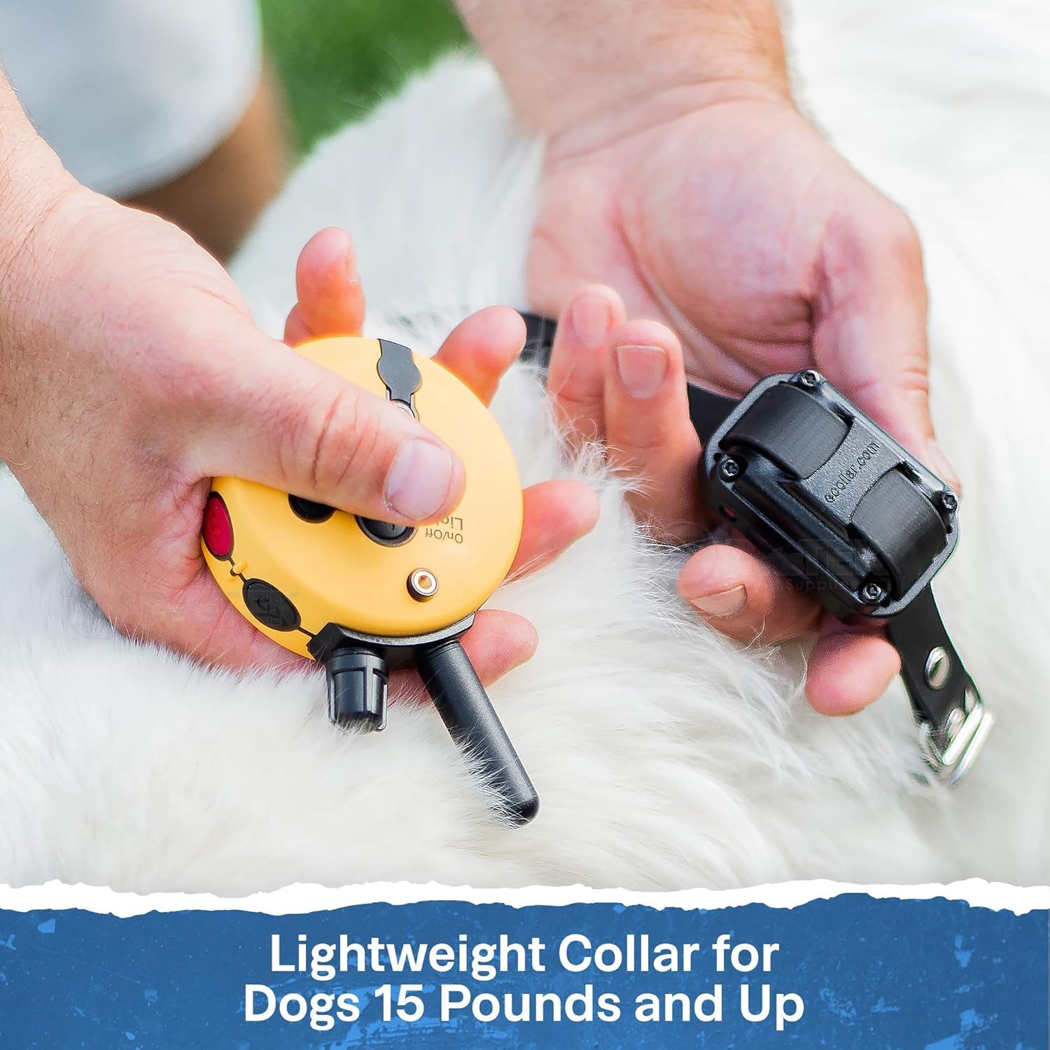 ET-300 Mini E Collar for Dog Training with Remote - 1/2 Mile Range, Waterproof, 100 Blunt Stimulation Levels, Tone or Vibration Mode, Night Light Tracking for Small, Medium & Large Dogs