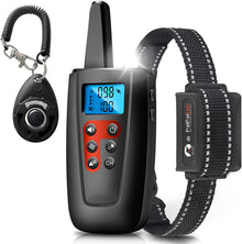 No Shock Dog Training Collar, 3300Ft Range Vibrating Dog Collar, IPX7 Waterproof Dog Training Collar with Remote, Only Sound and Vibration Collar for Training Dogs