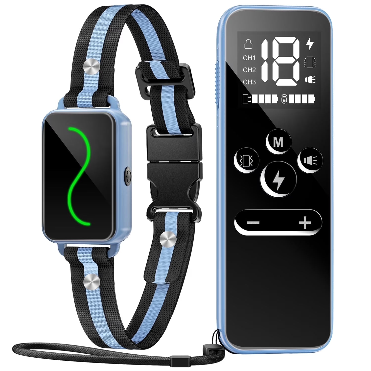 Dog Shock Collar, Training Collar with Remote for Puppies,Small, Medium, Large Dogs with Vibration, Electric Shock, Beep, Security Lock, and Waterproof