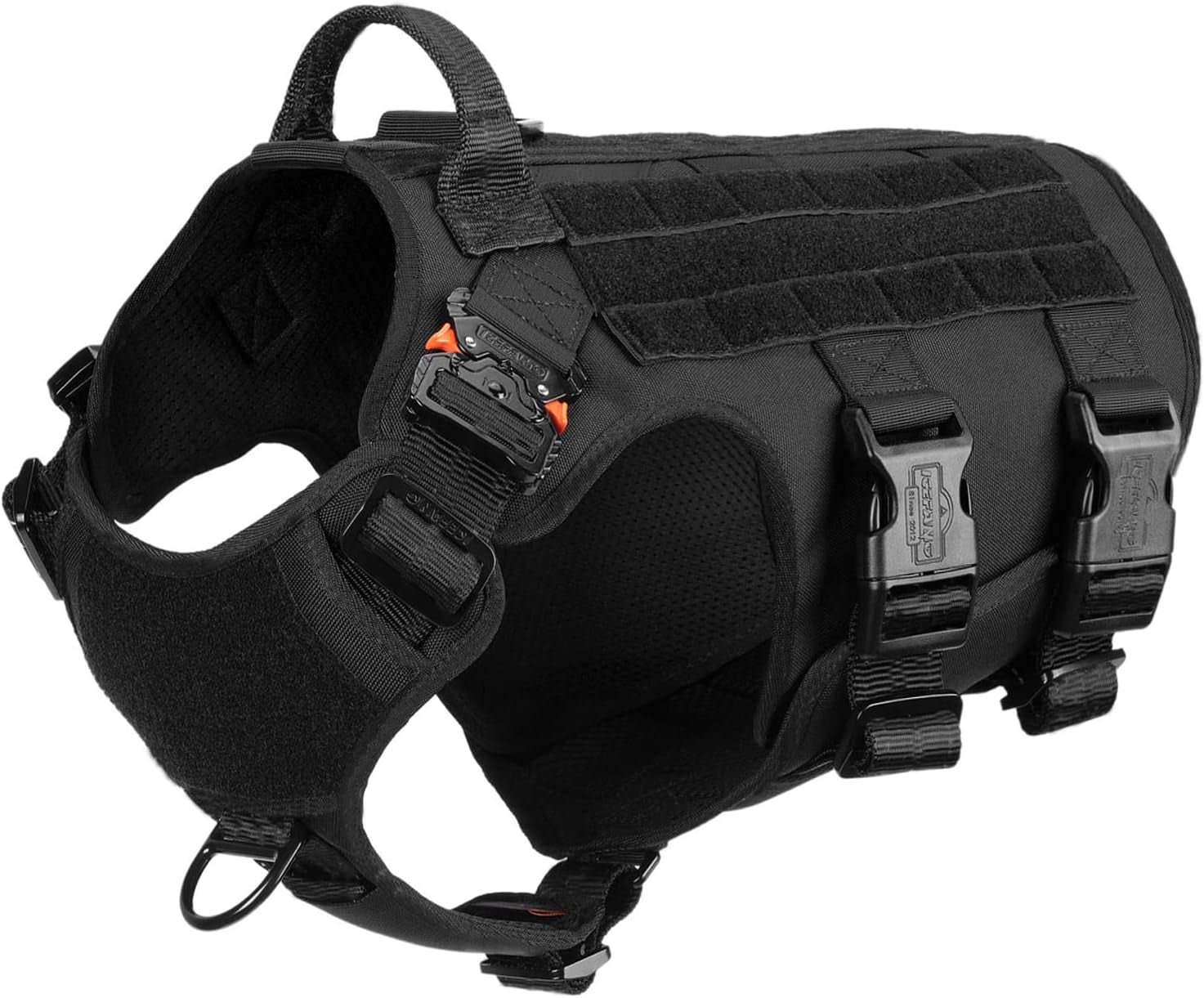 ICEFANG XL Tactical No-Pull Dog Harness with MOLLE Handle