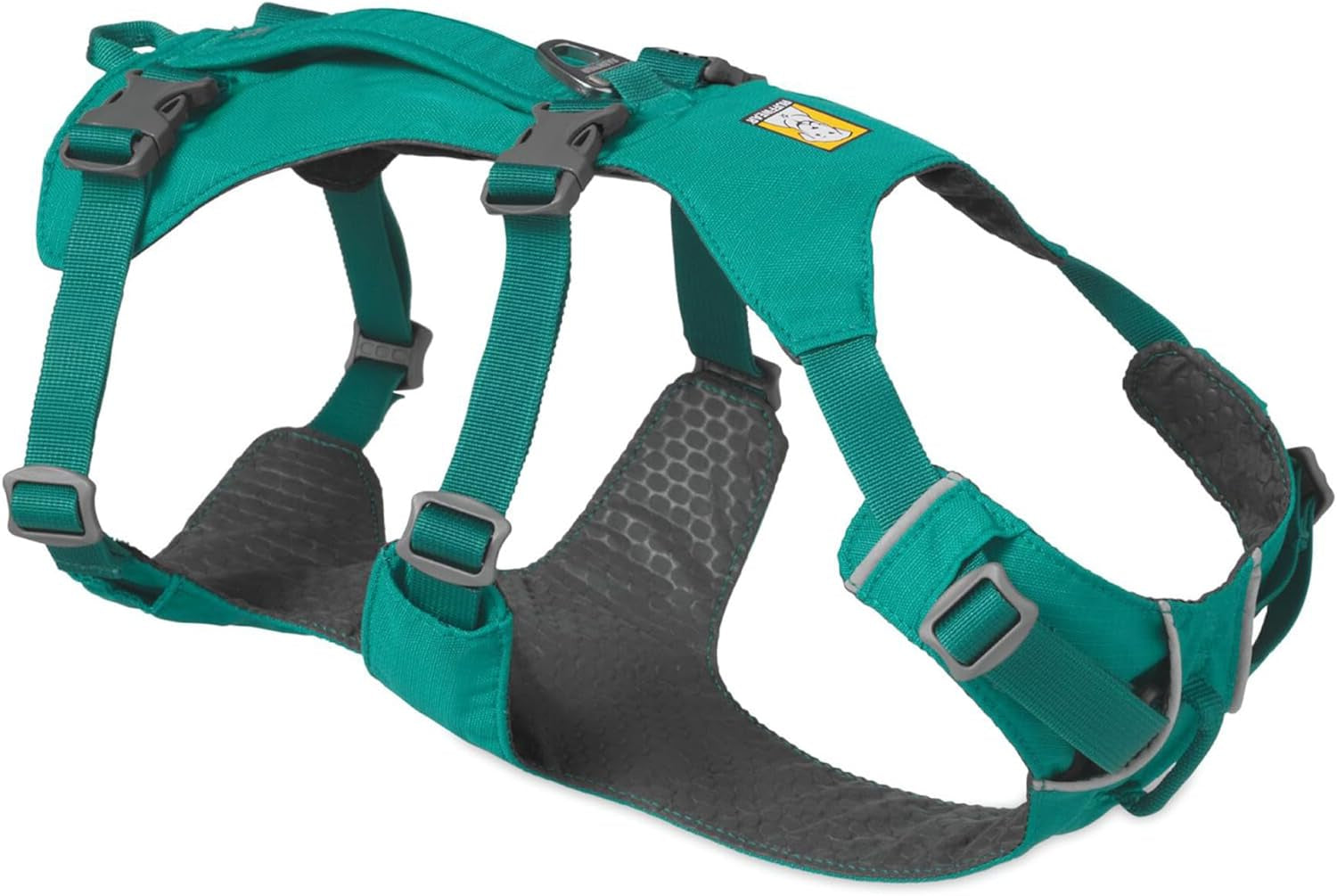 Ruffwear Flagline No-Pull Dog Harness with Handle, Meltwater Teal (M)