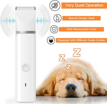 Quiet Cordless Pet Grooming Kit with Clippers & Nail Grinder
