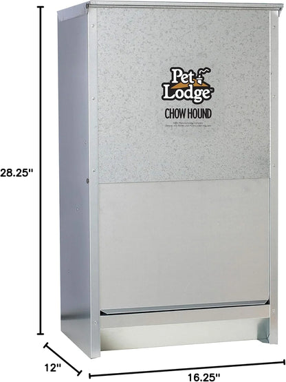 Chew-Proof 50 lb Automatic Dog Feeder with Pest Guard