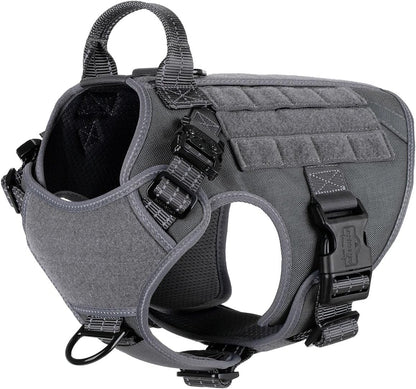ICEFANG Tactical No-Pull Dog Harness with MOLLE & Handle