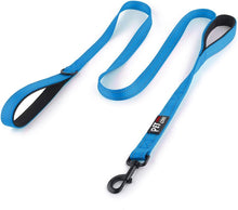 6-Foot Double-Handle Reflective Dog Leash for Control