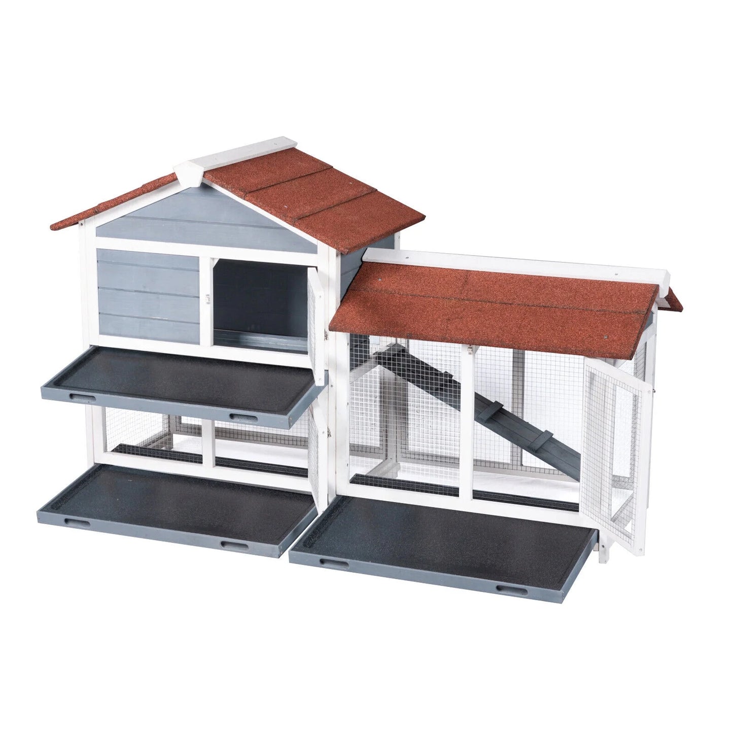 Wooden Waterproof Rabbit Hutch Pet House