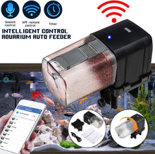[Upgrade] Wifi Control Automatic Fish Feeder with APP  Aquarium Automatic Fish Feeder, Wifi Control Auto Fish Food Dispenser for Home Office (Black)
