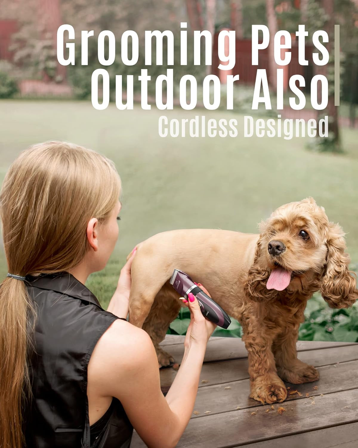 Low-Noise Rechargeable Pet Clippers for Smooth At-Home Grooming