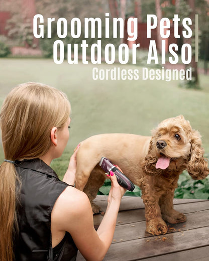 Low-Noise Rechargeable Pet Clippers for Smooth At-Home Grooming