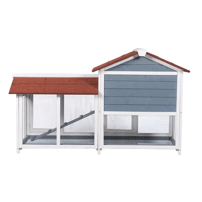Wooden Waterproof Rabbit Hutch Pet House