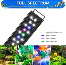 LED Aquarium Light Full Spectrum for 18 Inch to 24 Inch Fish Tank Light Fresh Water