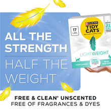 Purina  Free and Clean Lightweight Cat Litter, Unscented, 17 Lb Box