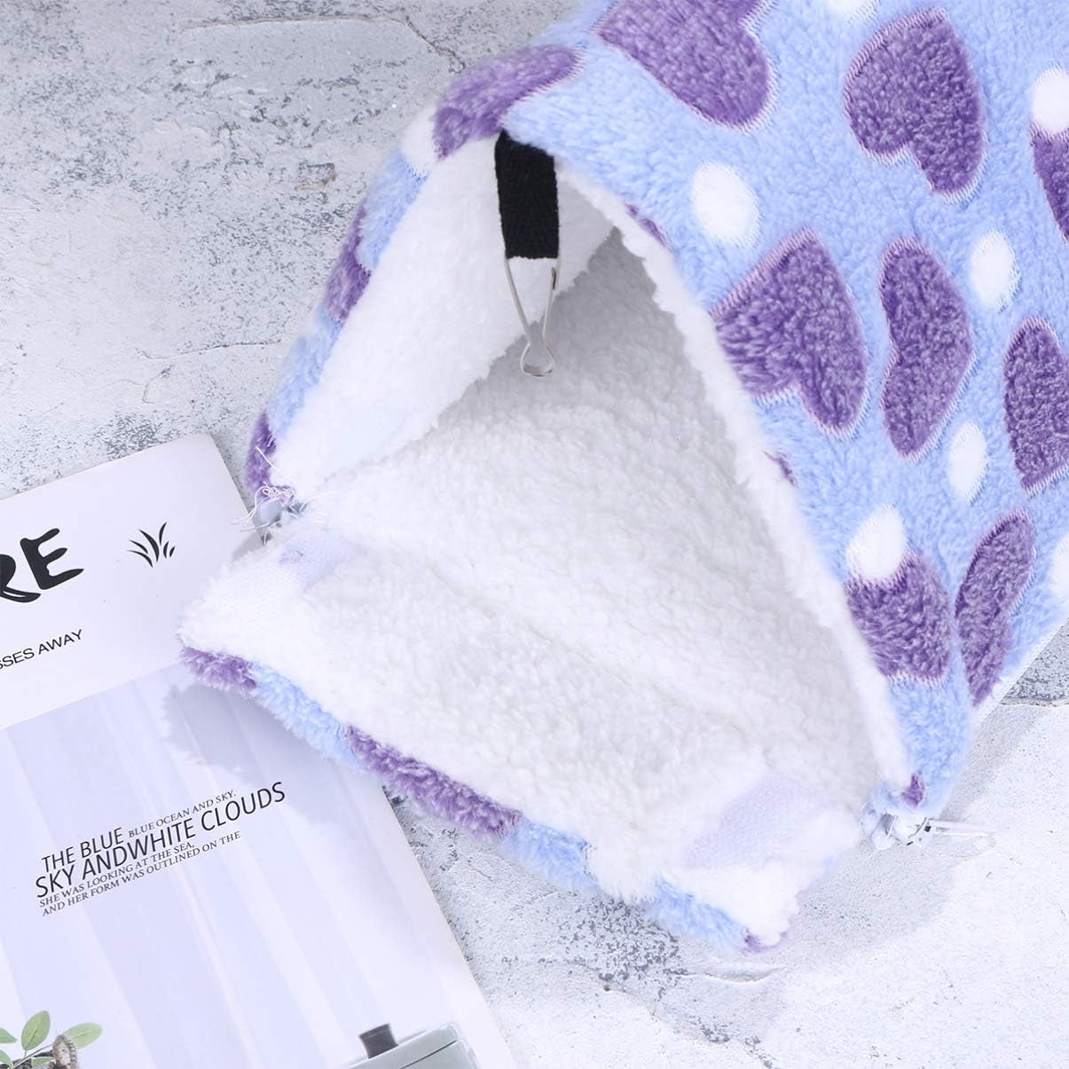 Guinea Pig Bed Hamster Bed: Hedgehog Winter Warm Cotton Hamster Sleeping Bag Nest Small Animal for Guinea Pigs Hedgehogs Ferrets