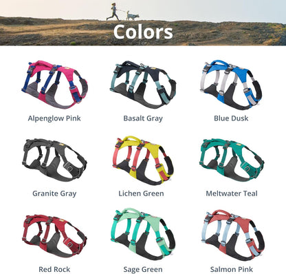 Ruffwear Flagline No-Pull Dog Harness with Handle, Meltwater Teal (M)