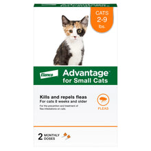Topical Flea Treatment & Prevention for Small Cats 2-9 Lbs. (2 Count)
