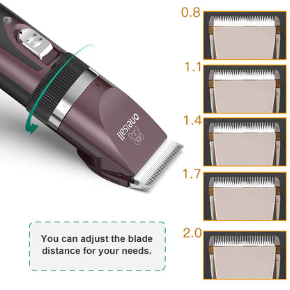 Low-Noise Rechargeable Pet Clippers for Smooth At-Home Grooming