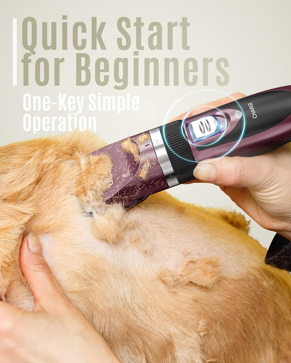 Low-Noise Rechargeable Pet Clippers for Smooth At-Home Grooming
