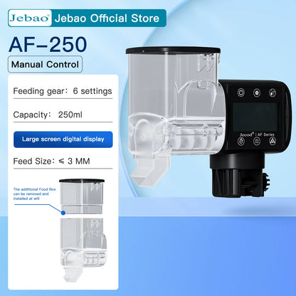 Jecod New Aquarium Fish Tank Feeder Intelligent Automatic Feeder Digital Timing Wifi Wireless Remote Control Fish Feeding
