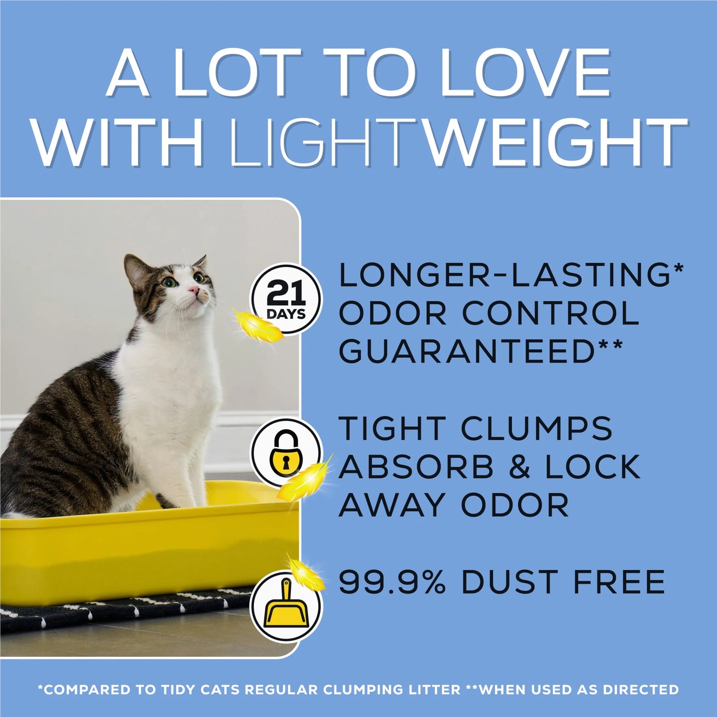 Purina  Lightweight Clumping Cat Litter, Unscented, 8.5 Lb Jug