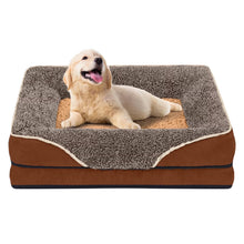 Orthopedic Egg Crate Dog Bed Sofa, Size S (20" x 16")