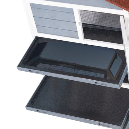 Wooden Waterproof Rabbit Hutch Pet House