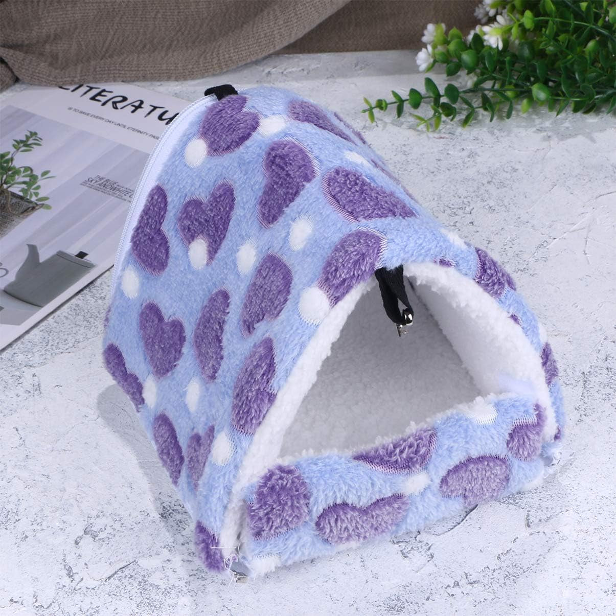 Guinea Pig Bed Hamster Bed: Hedgehog Winter Warm Cotton Hamster Sleeping Bag Nest Small Animal for Guinea Pigs Hedgehogs Ferrets
