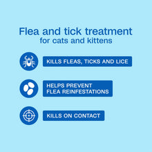 plus Flea & Tick Foaming Shampoo & Wash for Cats & Kittens over 12 Weeks, Sensitive Skin Flea Treatment for Cats & Kittens, Kills Adult Fleas, Ticks and Lice on Contact, 10 Fluid Ounces