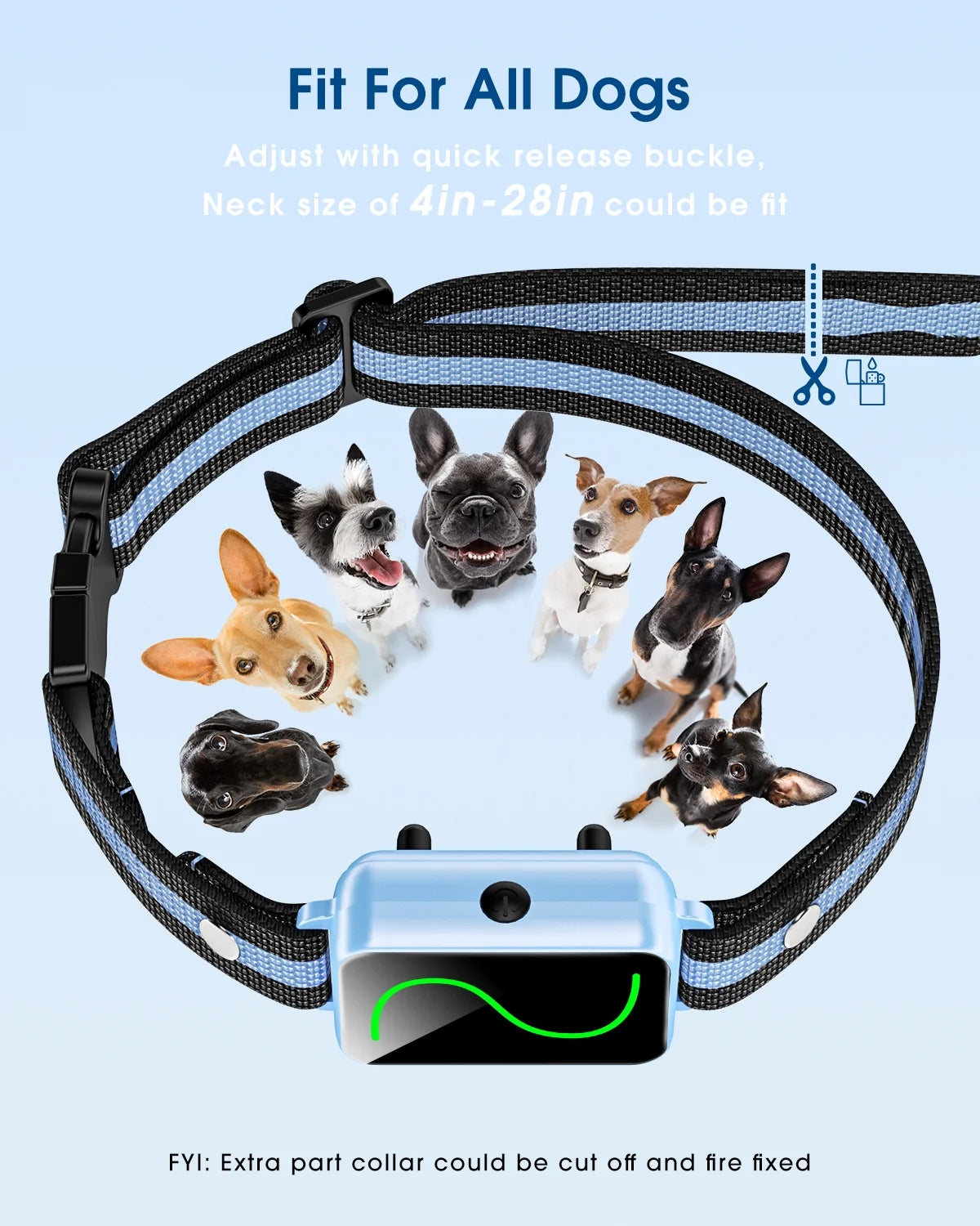 Dog Shock Collar, Training Collar with Remote for Puppies,Small, Medium, Large Dogs with Vibration, Electric Shock, Beep, Security Lock, and Waterproof