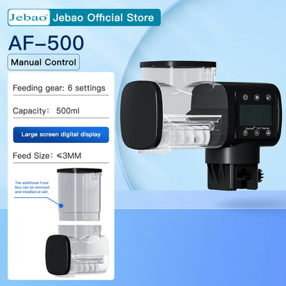 Jecod New Aquarium Fish Tank Feeder Intelligent Automatic Feeder Digital Timing Wifi Wireless Remote Control Fish Feeding