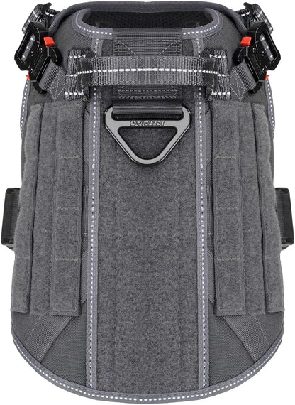 ICEFANG Tactical No-Pull Dog Harness with MOLLE & Handle
