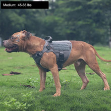 ICEFANG Tactical No-Pull Dog Harness with MOLLE & Handle