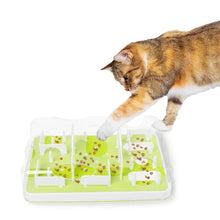 Cat Puzzle Feeder Toy, Cat Slow Puzzle Feeding Toy for Kitty IQ Training & Mental Stimulation, Kitty Enrichment Toys for Indoor Cats, Puzzle