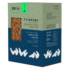 10 Lb Dried Black Soldier Fly Larvae - High Calcium Chicken Feeder - 85X More Calcium, Non-Gmo Meal Worms for Wild Birds, Ducks, Turkeys, Quails, Turtles - Nutrient-Rich BSFL