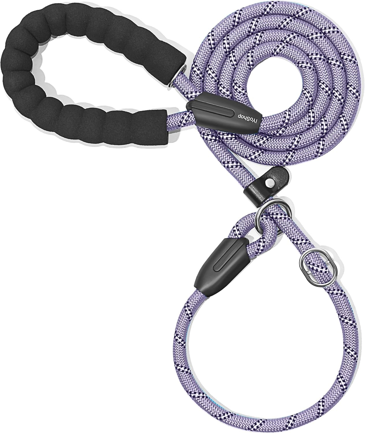 Lavender Slip Lead Dog Leash 1/2" x 6 FT