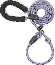 Lavender Slip Lead Dog Leash 1/2" x 6 FT