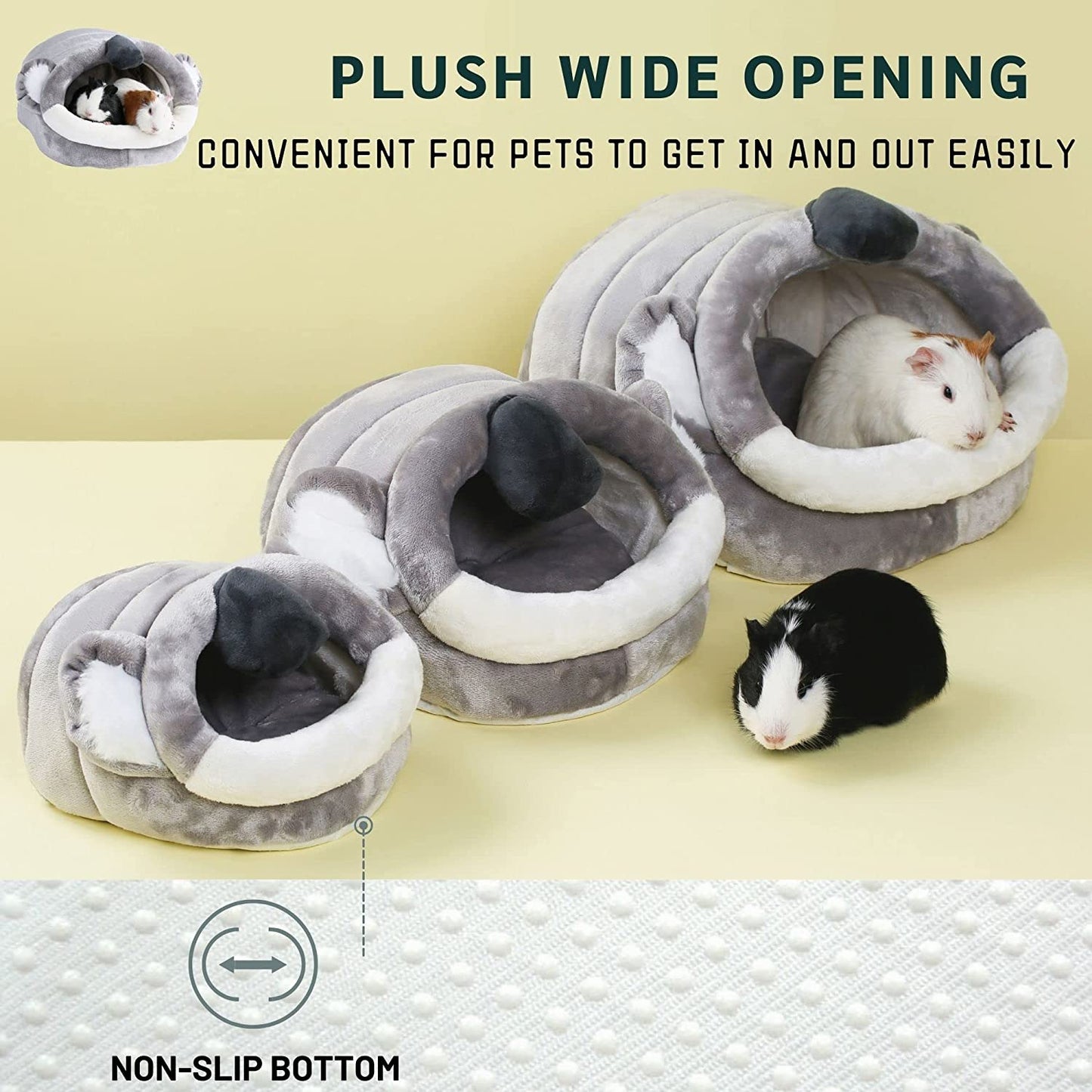 Warmer Hedgehog Supplies Toys House Cage Accessories Bed Sleeping Bag (L,Koala)