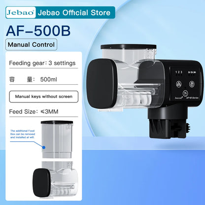 Jecod New Aquarium Fish Tank Feeder Intelligent Automatic Feeder Digital Timing Wifi Wireless Remote Control Fish Feeding