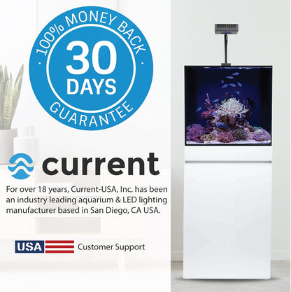 USA Dual 72" Inch Orbit Marine PRO IC Loop LED Saltwater Reef Marine Aquarium Light with Bluetooth App Control | Wireless Lighting & Eflux Wave Pump Control for Fish Tank (4338)