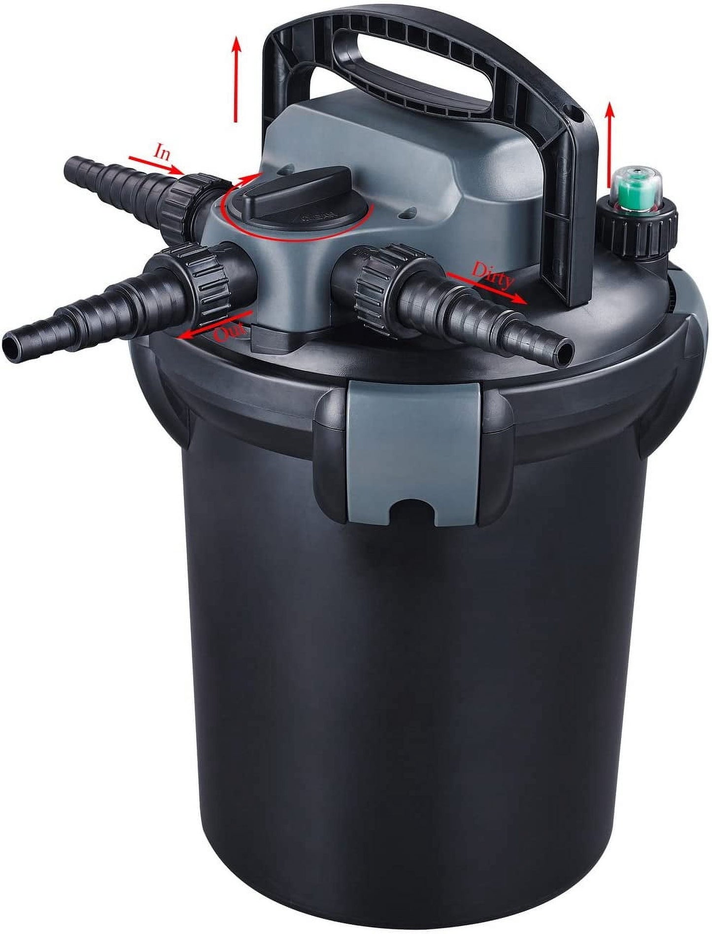 CBF-4000 Bio Pressurized Filter with 13-Watt UV, 1000 Gallons