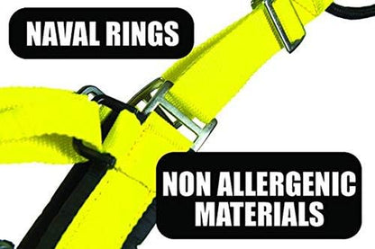 Neewa Adjustable Sled Pro X-Back Pulling Harness (Small Yellow)