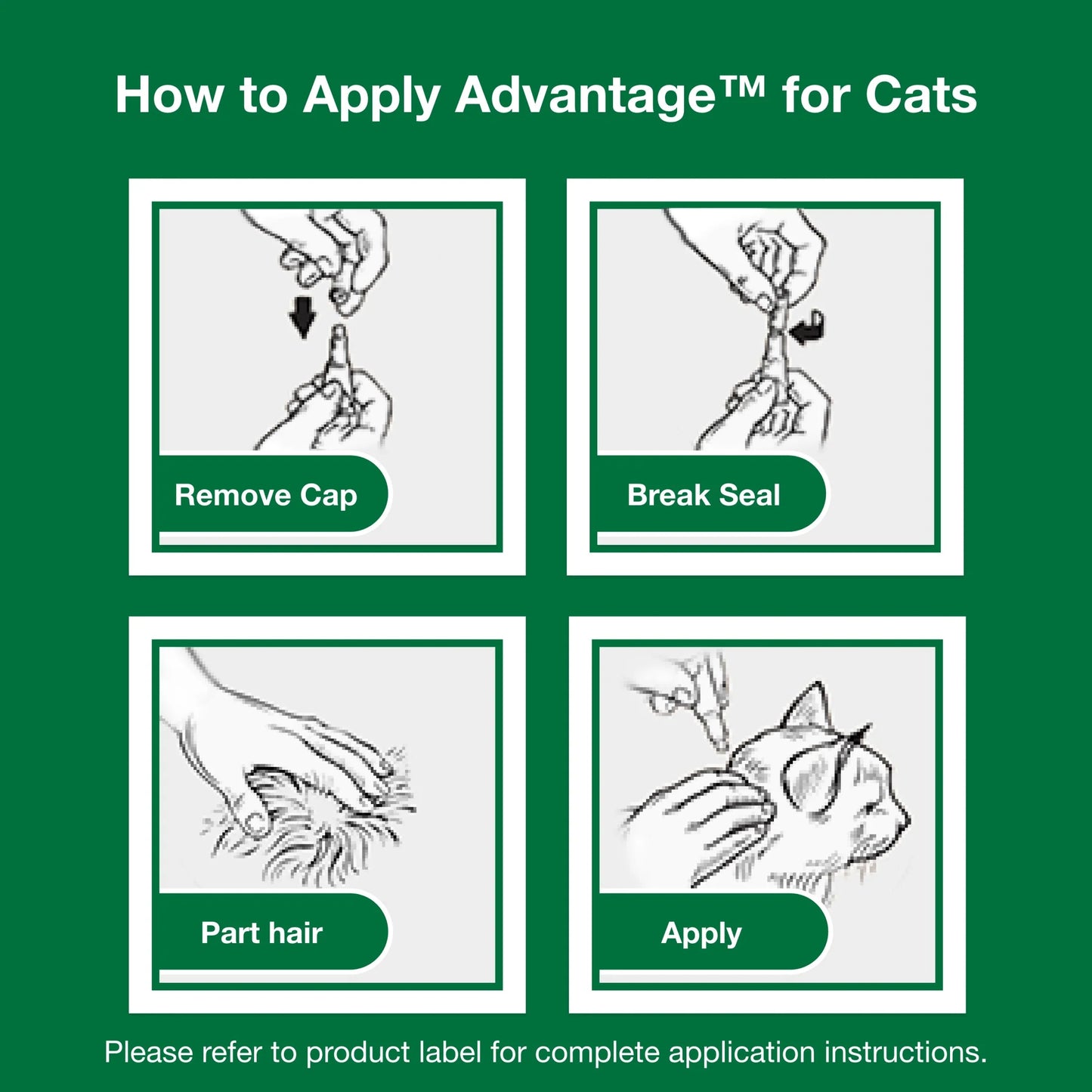 Topical Flea Treatment & Prevention for Small Cats 2-9 Lbs. (2 Count)
