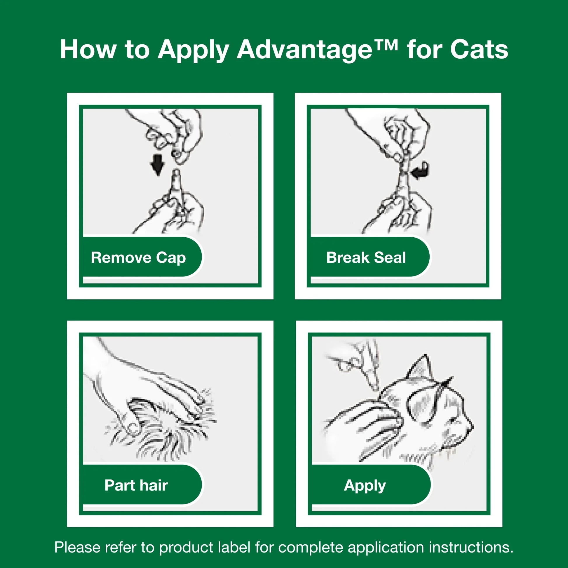 Topical Flea Treatment & Prevention for Small Cats 2-9 Lbs. (2 Count)