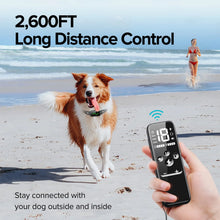 Dog Shock Collar, Dog Training Collar with Remote, IPX7 Waterproof with 3 Training Modes, Suitable for All Breeds