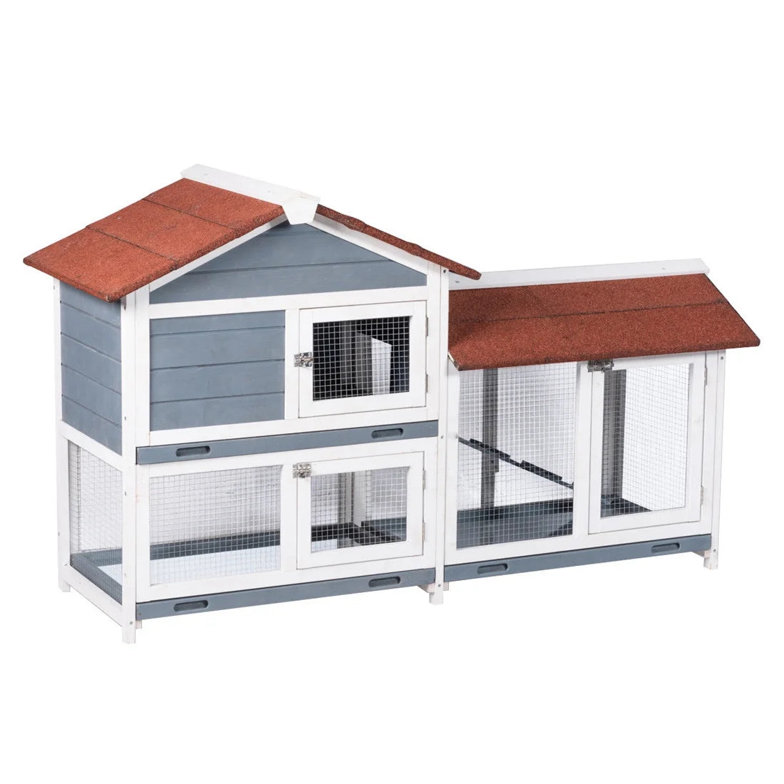Wooden Waterproof Rabbit Hutch Pet House