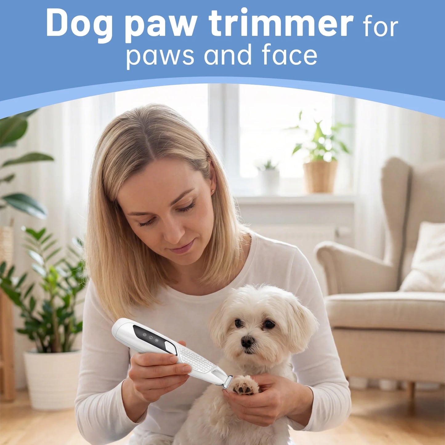 4-in-1 Cordless Dog Grooming Kit for Thick Coats