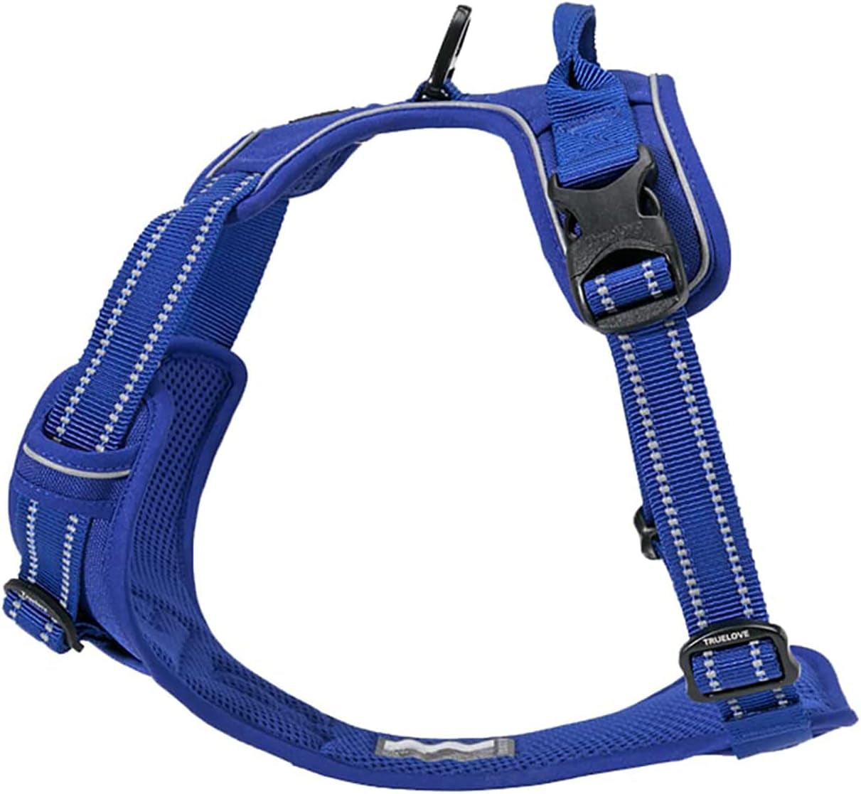 TrueLove Reflective No-Pull Dog Harness with Handle Royal Blue,L